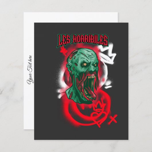 Les Horribiles Bloeddruppels (Voorkant / Achterkant)