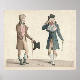 Les Incroyables door Carle Vernet Poster