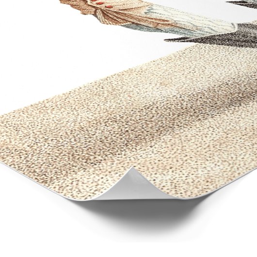 Les Incroyables - Old French Engraving by Vernet Poster (Hoek)