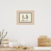 Les Incroyables - Reproduction of Vernet Engraving Poster (Keuken)