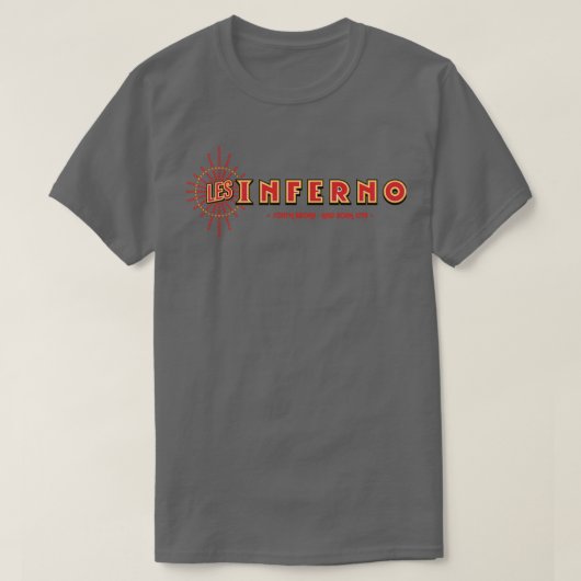 Les Inferno Huisregels T-shirt (Design voorkant)