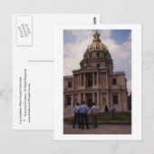 Les Invalides, Frankrijk Briefkaart (Voorkant / Achterkant)