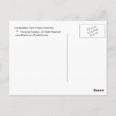 Les Invalides, Frankrijk Briefkaart (Achterkant)