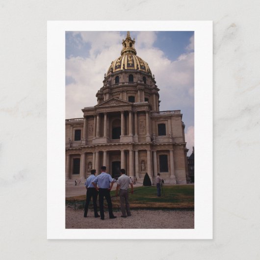 Les Invalides, Frankrijk Briefkaart (Voorkant)