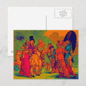 les invisibles 1810 mode cartoon briefkaart (Voorkant / Achterkant)