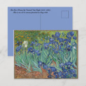 Les Iris Irises Vincent van Gogh Briefkaart (Voorkant / Achterkant)