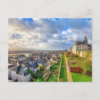 Les Jardins de l’Ancien Eveche van Blois, Frankrij Briefkaart