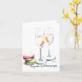 Les Jours du Champagne Kaart (Gele Bloem)