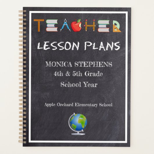 Les leraar/onderwijzer planner (Voorkant)