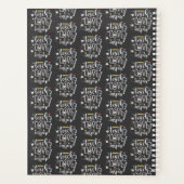 les love inspireer favoriete leraar chalkboard planner (Achterkant)