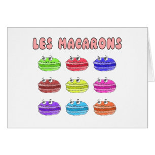 Les Macarons Cute Cartoon