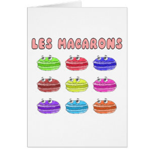 Les Macarons Cute Cartoon