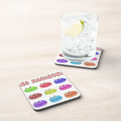 Les Macarons Cute Cartoon Bier Onderzetter (Rechterzijde)