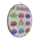 Les Macarons Cute Cartoon Dartbord (Voorkant Links)
