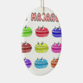 Les Macarons Cute Cartoon Keramisch Ornament (Rechts)
