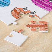 Les Macarons Cute Cartoon Legpuzzel (Zijkant)