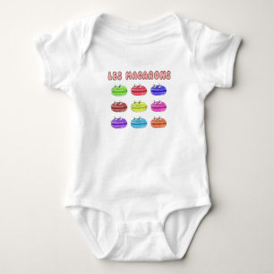 Les Macarons Cute Cartoon Romper
