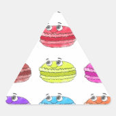Les Macarons Cute Cartoon Sticker (Voorkant)