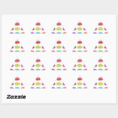 Les Macarons Cute Cartoon Sticker (Vel)