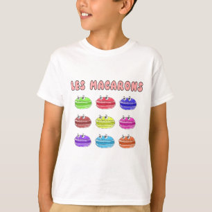 Les Macarons Cute Cartoon T-shirt
