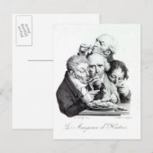 Les Mangeurs d'Huitres, 1825 Briefkaart (Voorkant / Achterkant)