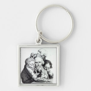 Les Mangeurs d'Huitres, 1825 Sleutelhanger