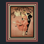 Les Martinez Art Deco Travel Poster 16 x 20<br><div class="desc">Vintage,  Latino,  Art Deco,  poster Les Martinez.</div>