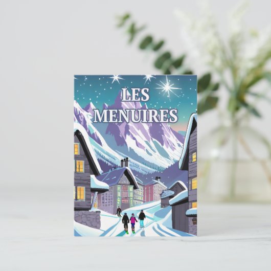 Les Menuires Briefkaart (Staand voorkant)