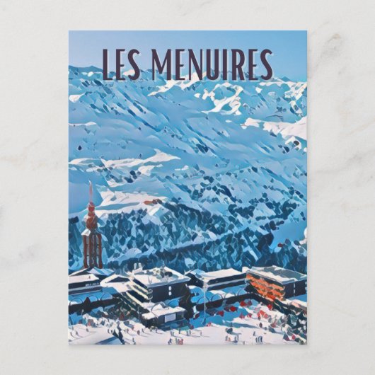 Les Menuires Briefkaart (Voorkant)