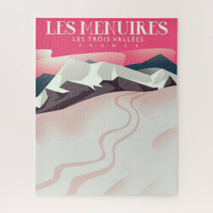 Les Menuires, Les Trois Vallées, Frankrijk  Ski Legpuzzel