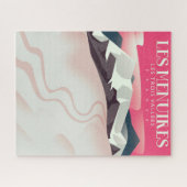 Les Menuires, Les Trois Vallées, Frankrijk  Ski Legpuzzel (Horizontaal)