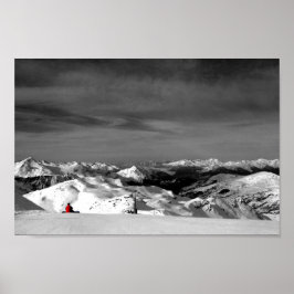 Les Menuires Three Valleys France Alps Frankrijk Poster