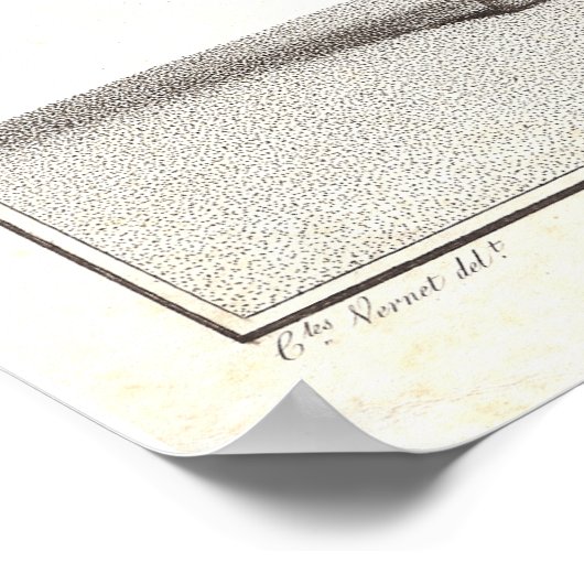 Les Merveilleuses Antiek Franse Mode Print (Hoek)