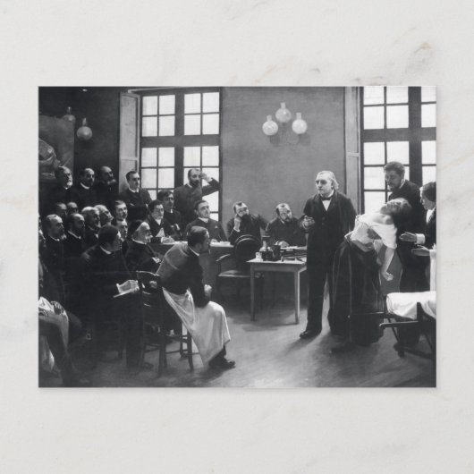 Les met Doctor Charcot op de Salpetriere Briefkaart (Voorkant)