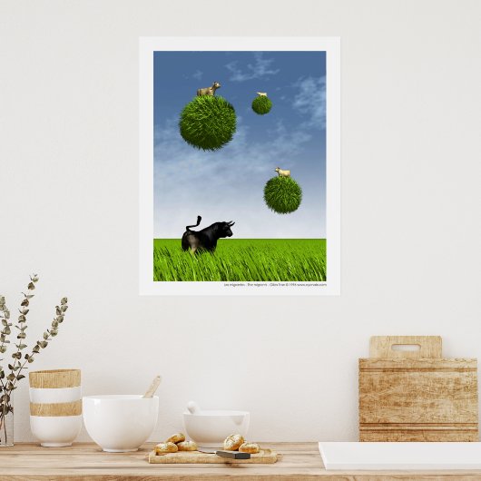 Les migranten - De migranten Poster (Keuken)