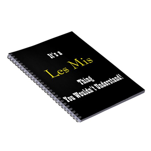 Les Mis Journal Notitieboek (Rechterzijde)