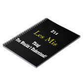 Les Mis Journal Notitieboek (Linkerzijde)