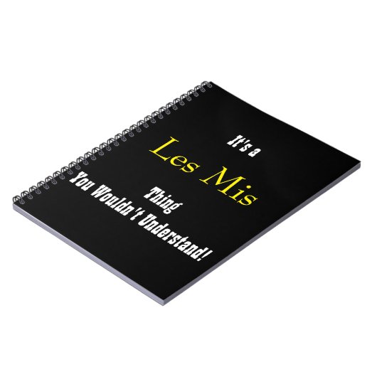 Les Mis Journal Notitieboek (Linkerzijde)