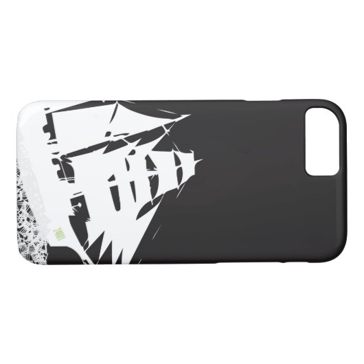 Les Mis Ship Silhouette Hoesje (Achterkant (Horizontaal))