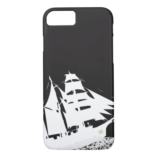 Les Mis Ship Silhouette Hoesje (Achterkant)