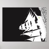 Les Mis Ship Silhouette Poster (Voorkant)