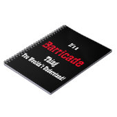 Les Miserables Barricade Journal Notitieboek (Linkerzijde)