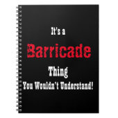 Les Miserables Barricade Journal Notitieboek (Voorkant)