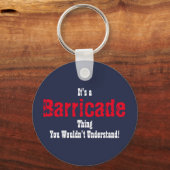 Les Miserables Barricade Sleutelhanger (Voorkant)