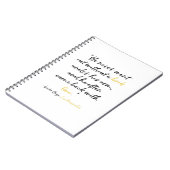 Les Miserables Book Quote-laptop Notitieboek (Linkerzijde)