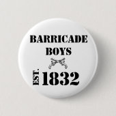 Les Misérables Love: Barricade Boys Button (Voorkant)