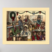 Les Misérables Love: Les Amis Kerstmis Poster (Voorkant)