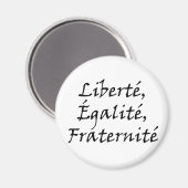 Les Misérables Love: Liberté, Égalité, Fraternité Magneet (Voorkant / Achterkant)