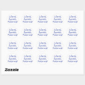 Les Misérables Love: Liberté, Égalité, Fraternité Ronde Sticker (Vel)