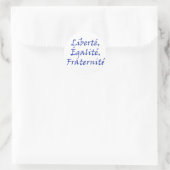 Les Misérables Love: Liberté, Égalité, Fraternité Ronde Sticker (Tas)